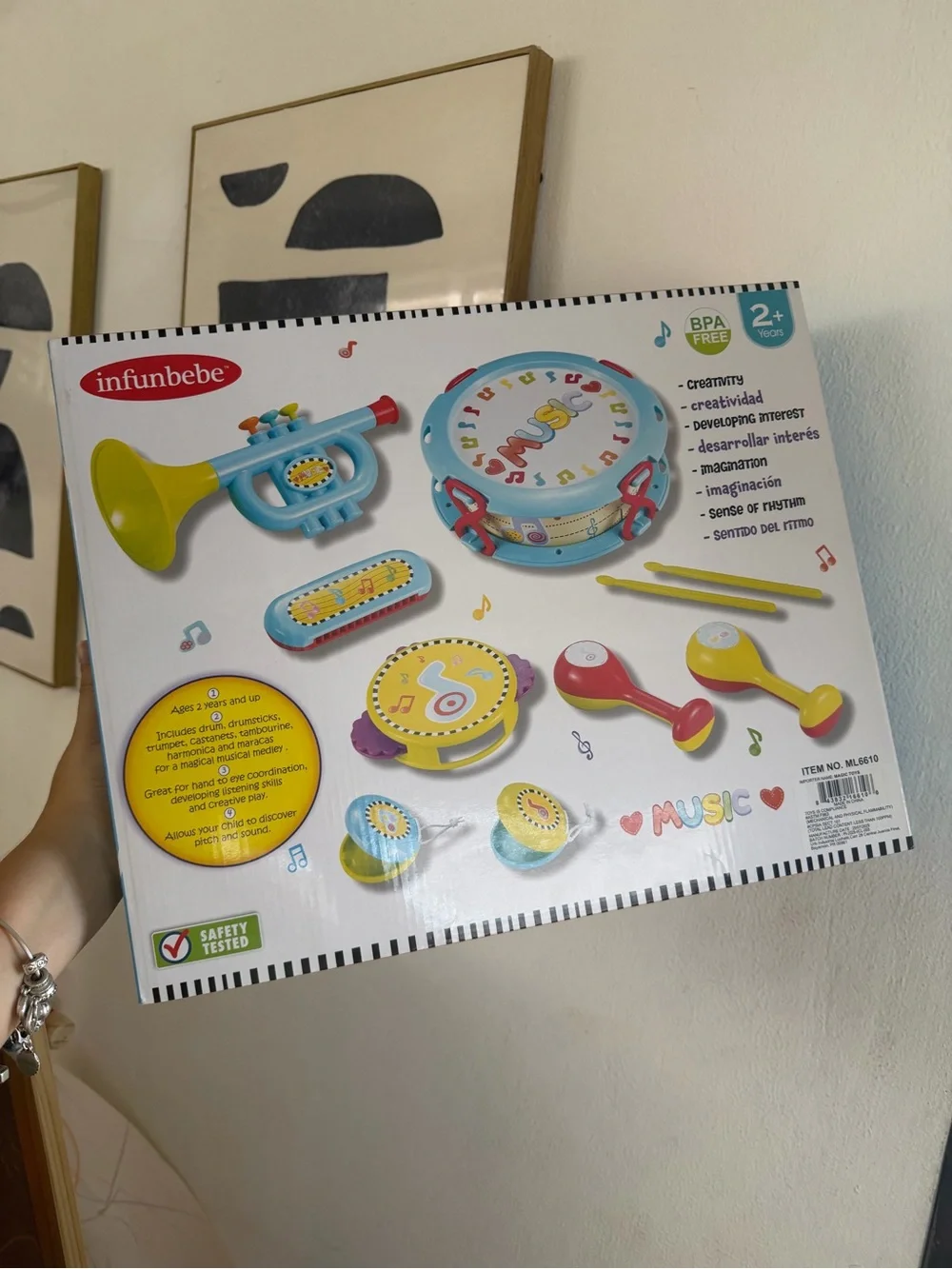 Musical Band Set for Kids - Blue & Yellow